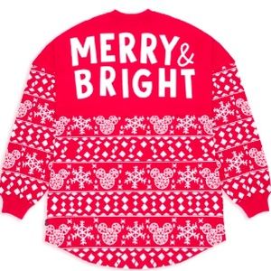 New Merry & Bright Christmas Rare Disney Spirit Jersey Small Sold Out